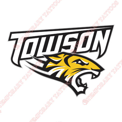 Towson Tigers Customize Temporary Tattoos Stickers NO.6583